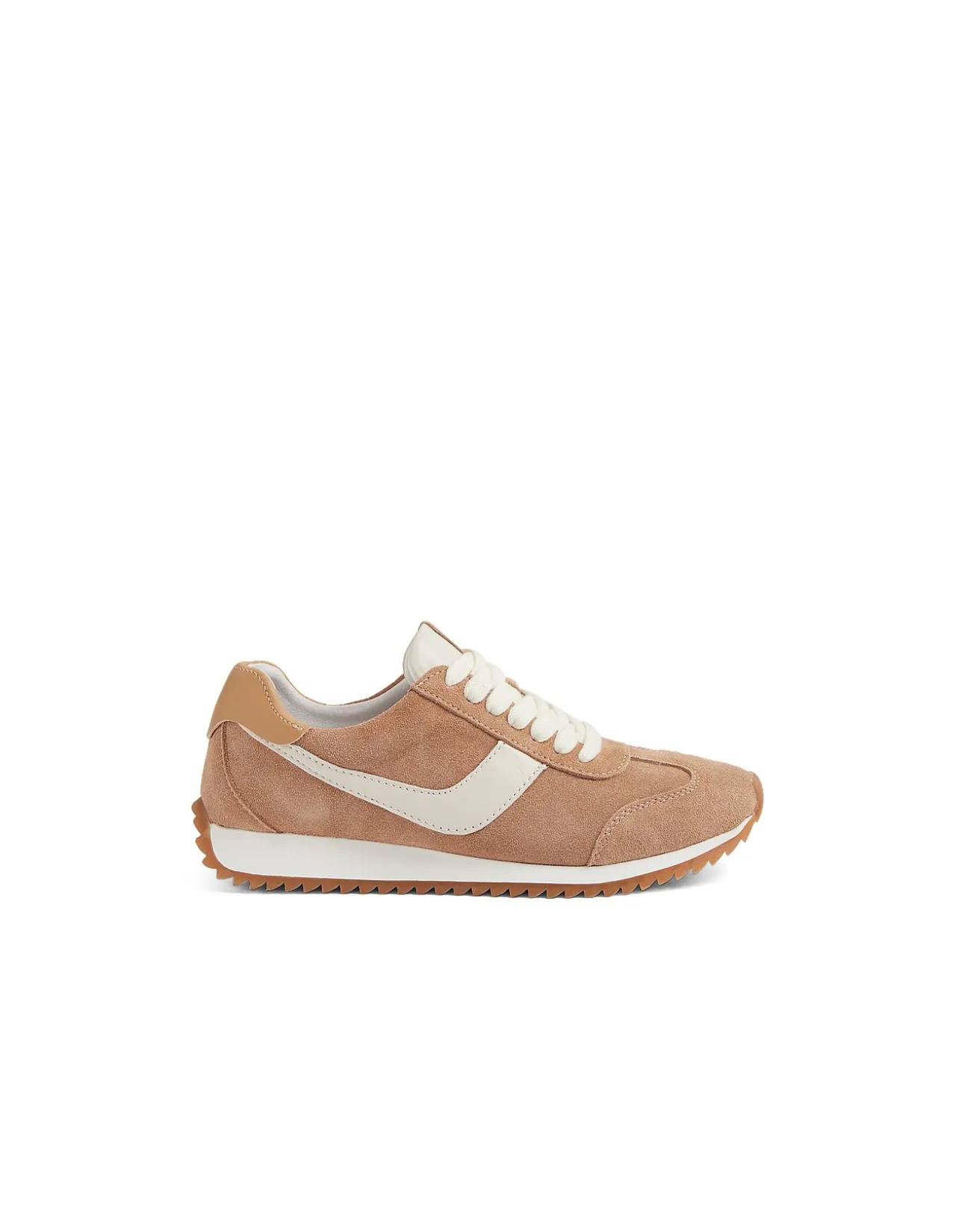 Donnie Latte Suede Retro Trainers