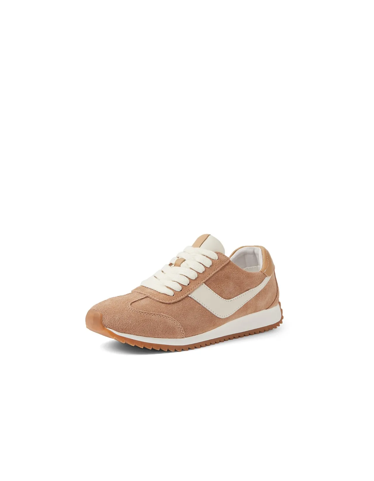 Donnie Latte Suede Retro Trainers