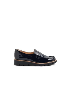 Dorky Chunky Tread Patent Loafers