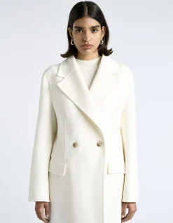 DOUBLE FACED WOOL LONG COAT