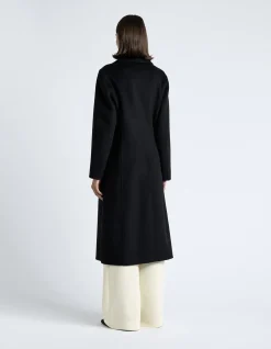 DOUBLE FACED WOOL LONG COAT