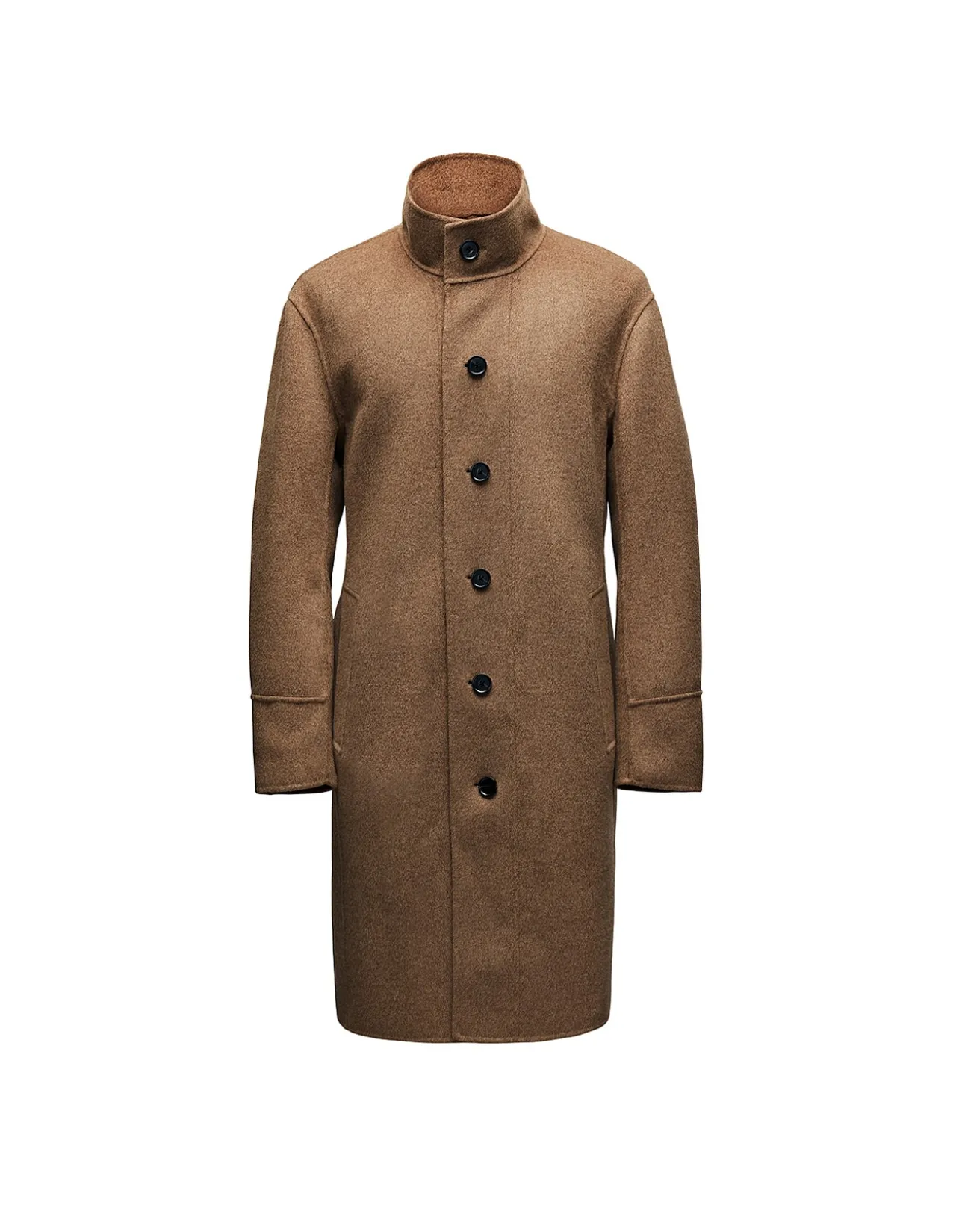 DOUBLE FACE FUNNEL NECK COAT