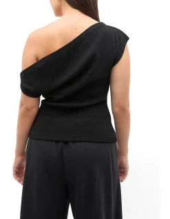 DRAPE SHOULDER KNIT