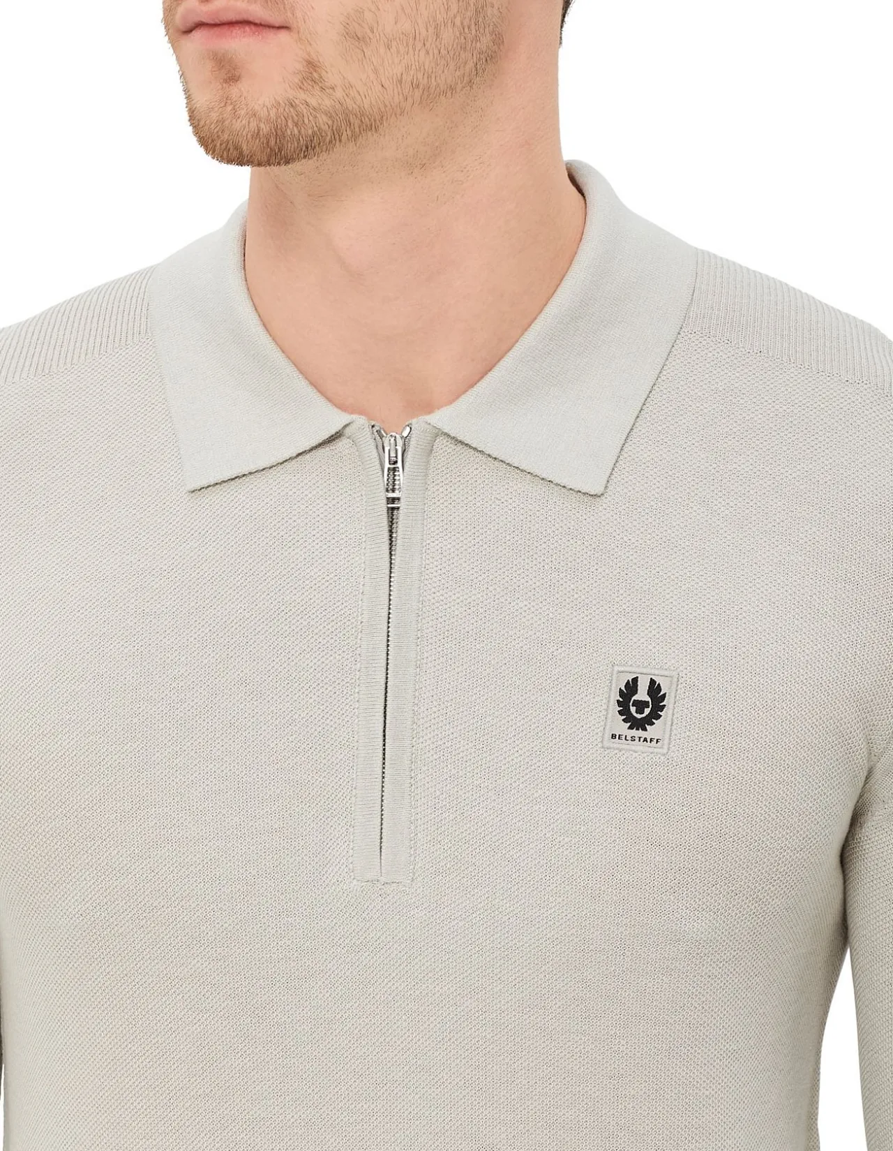 Drift Knitted Polo Slim Fit Dark Ink