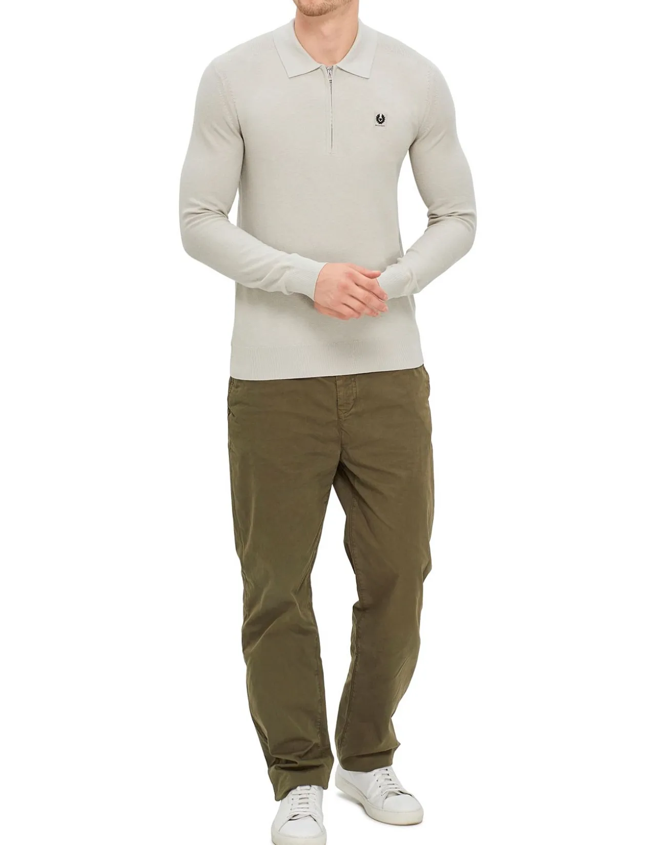 Drift Knitted Polo Slim Fit Dark Ink