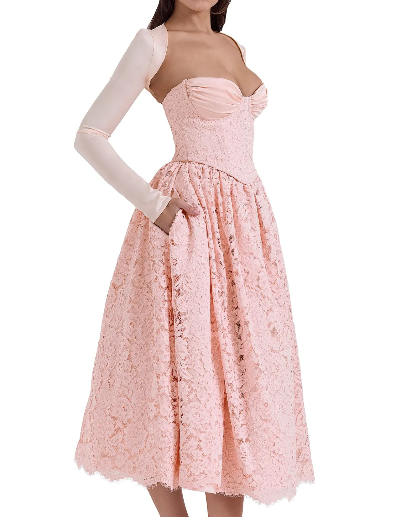 DUCHESS MIDI DRESS