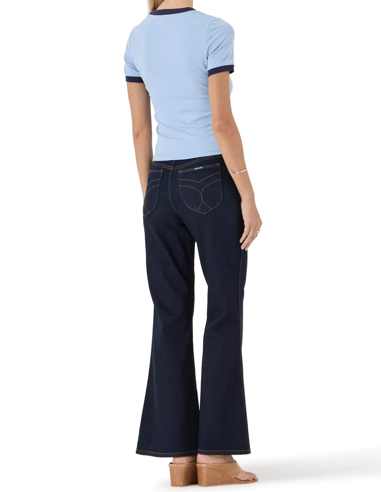 Eastcoast Flare High Rise Dark Indigo Jeans