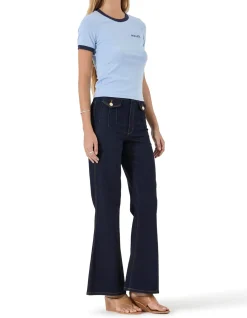 Eastcoast Flare High Rise Dark Indigo Jeans
