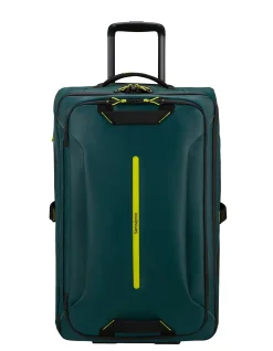 Ecodiver 67cm Water Resistant Wheeled Duffle Dark Teal Lime