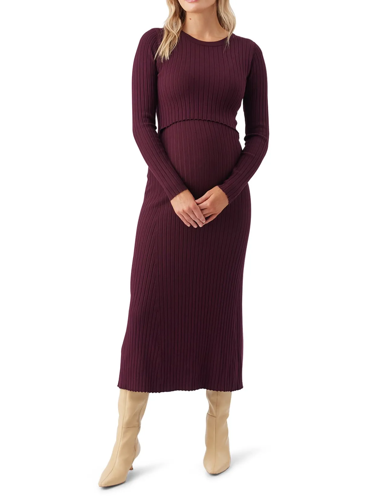 EDEN KNIT NURSING DRESS