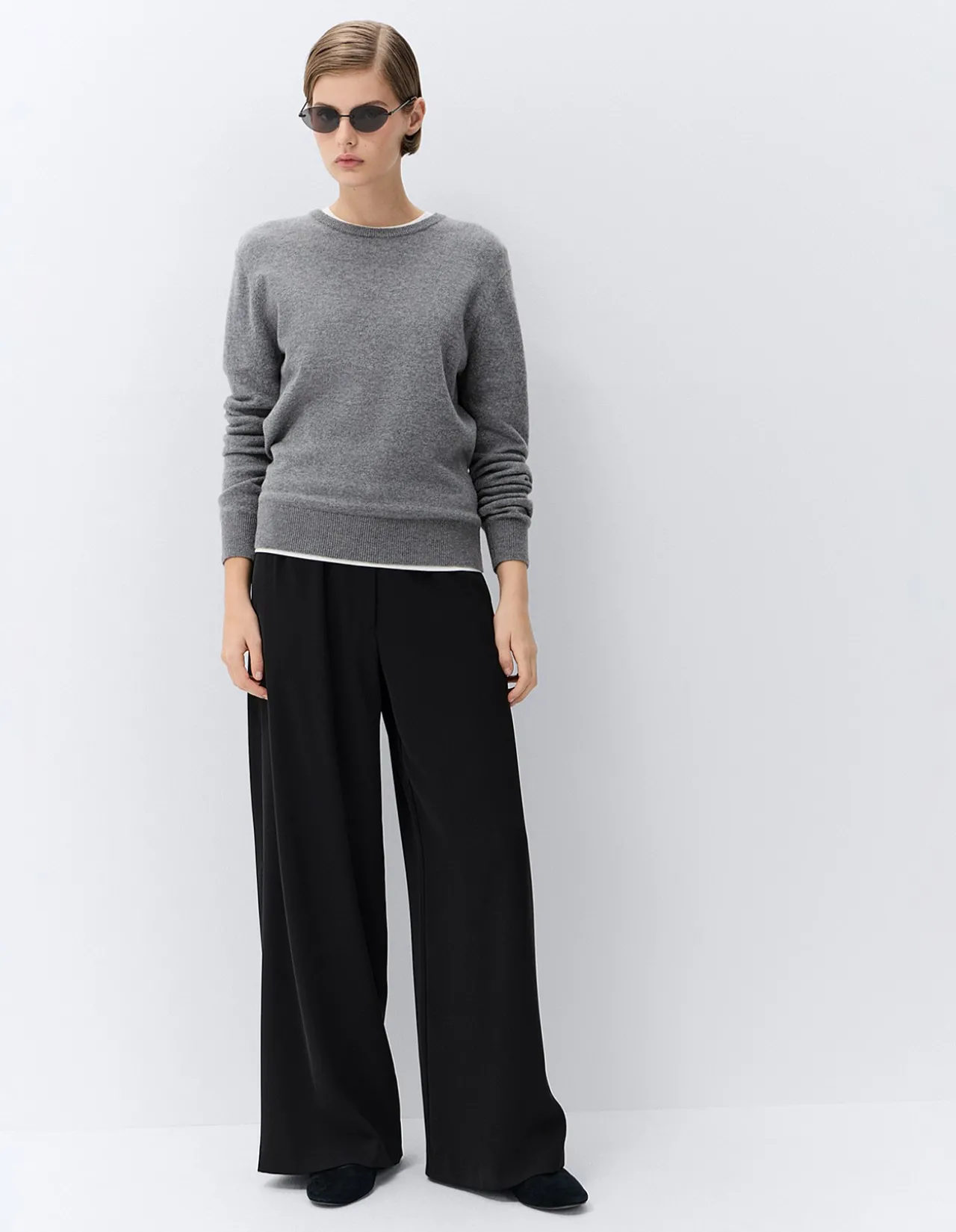 EFFORTLESS TAILORED POLYESTER EVERYDAY PULL ON PANT