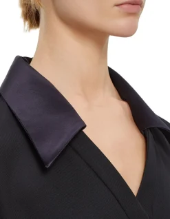 Elegant Long Sleeve Dress Black