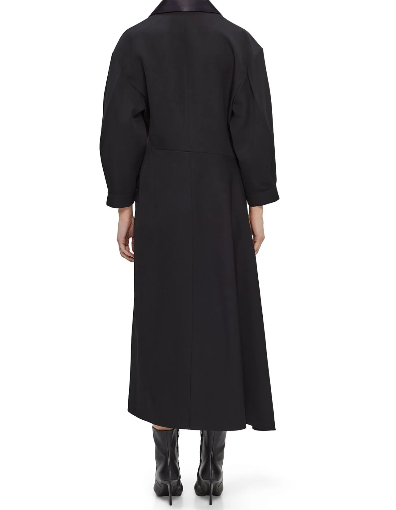 Elegant Long Sleeve Dress Black