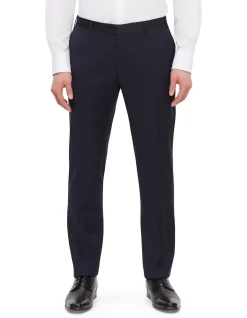 Elegant Navy Wool Suit