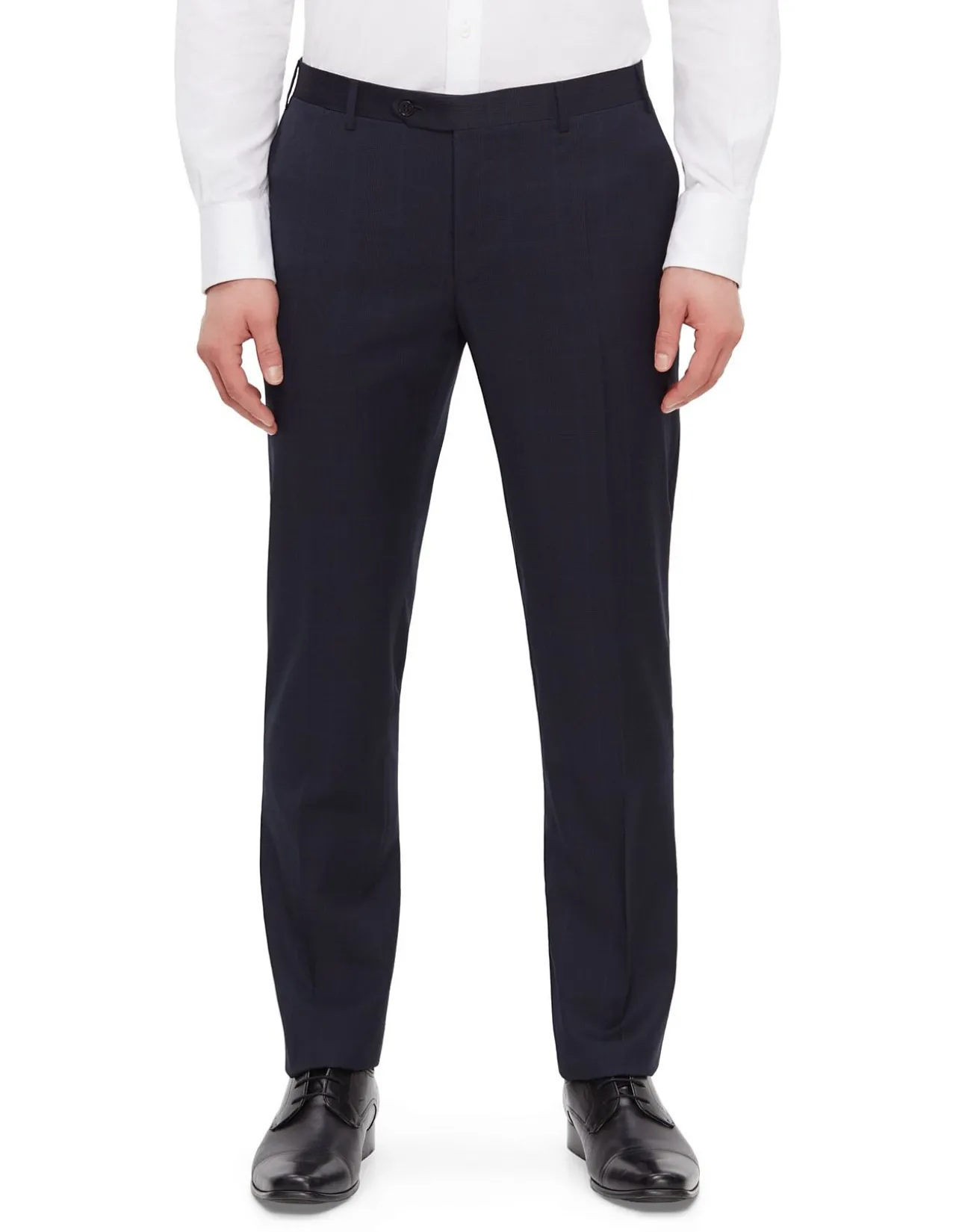 Elegant Navy Wool Suit