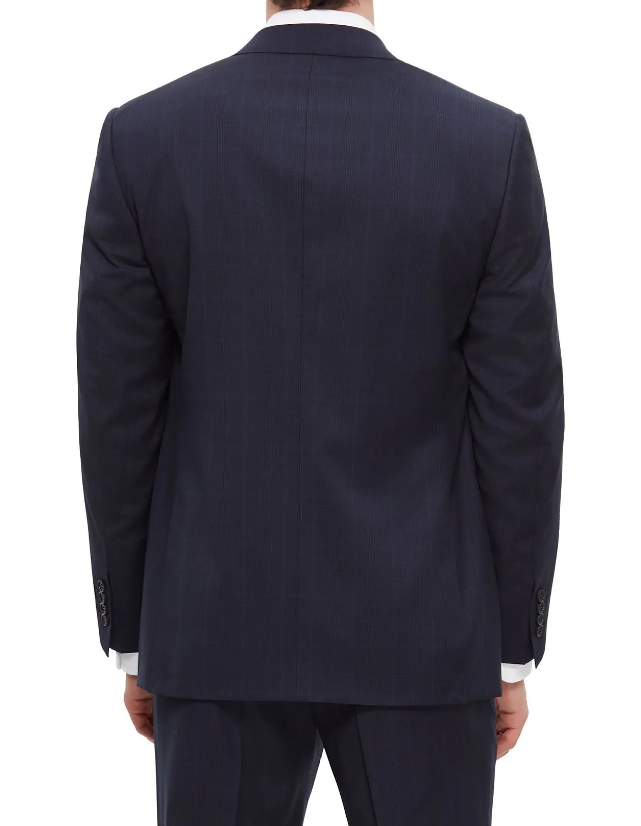 Elegant Navy Wool Suit