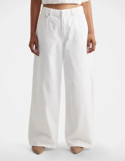 Elena High Rise Wide Leg Denim Jeans