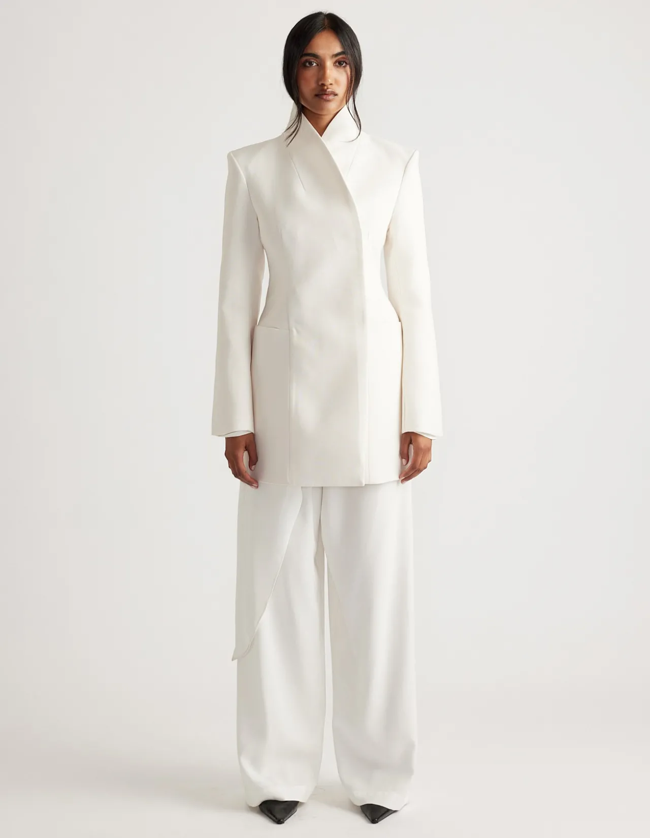 Elena Wide Leg Tailored Palazzo Pant