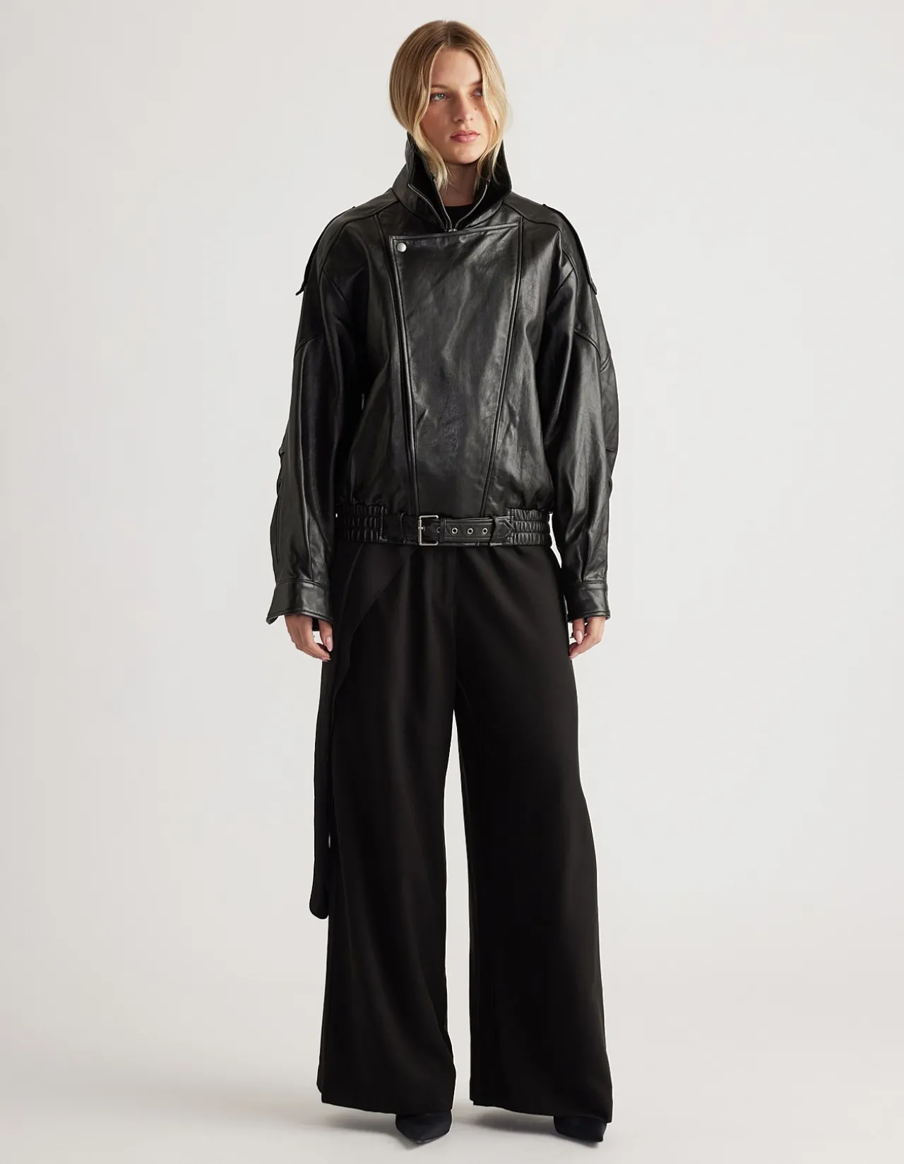 Elena Wide Leg Tailored Palazzo Pant