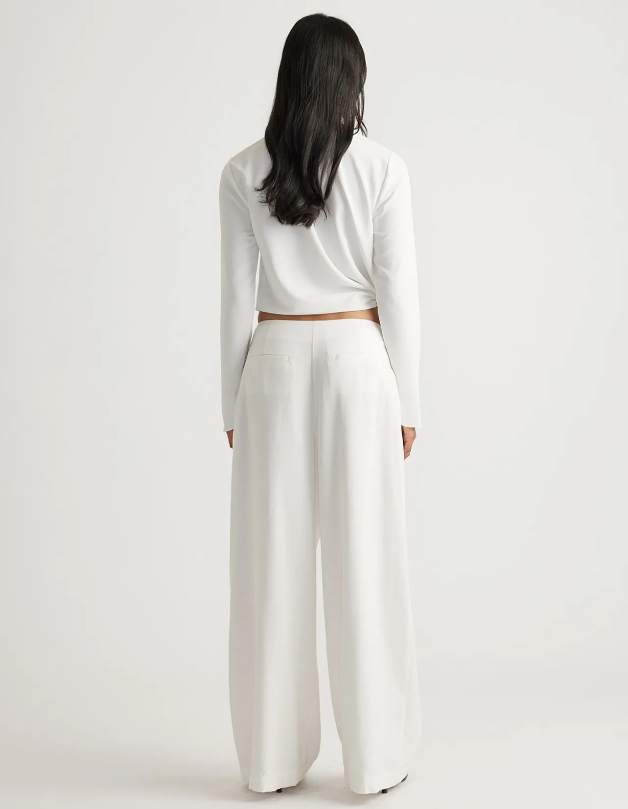 Elena Wide Leg Tailored Palazzo Pant