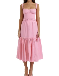Elia French Pink Midi Sundress