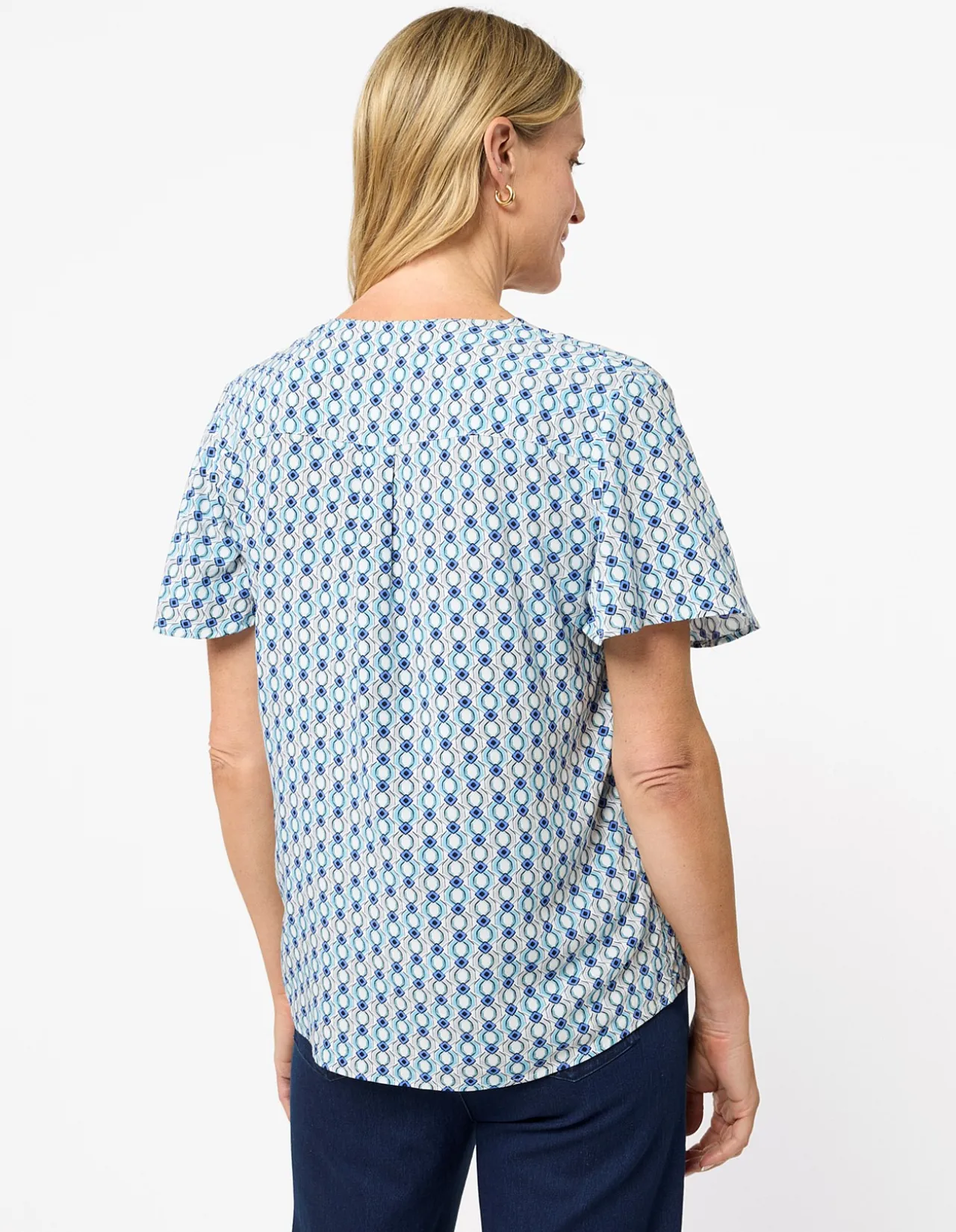 ELIE SHORT SLEEVE BLOUSE