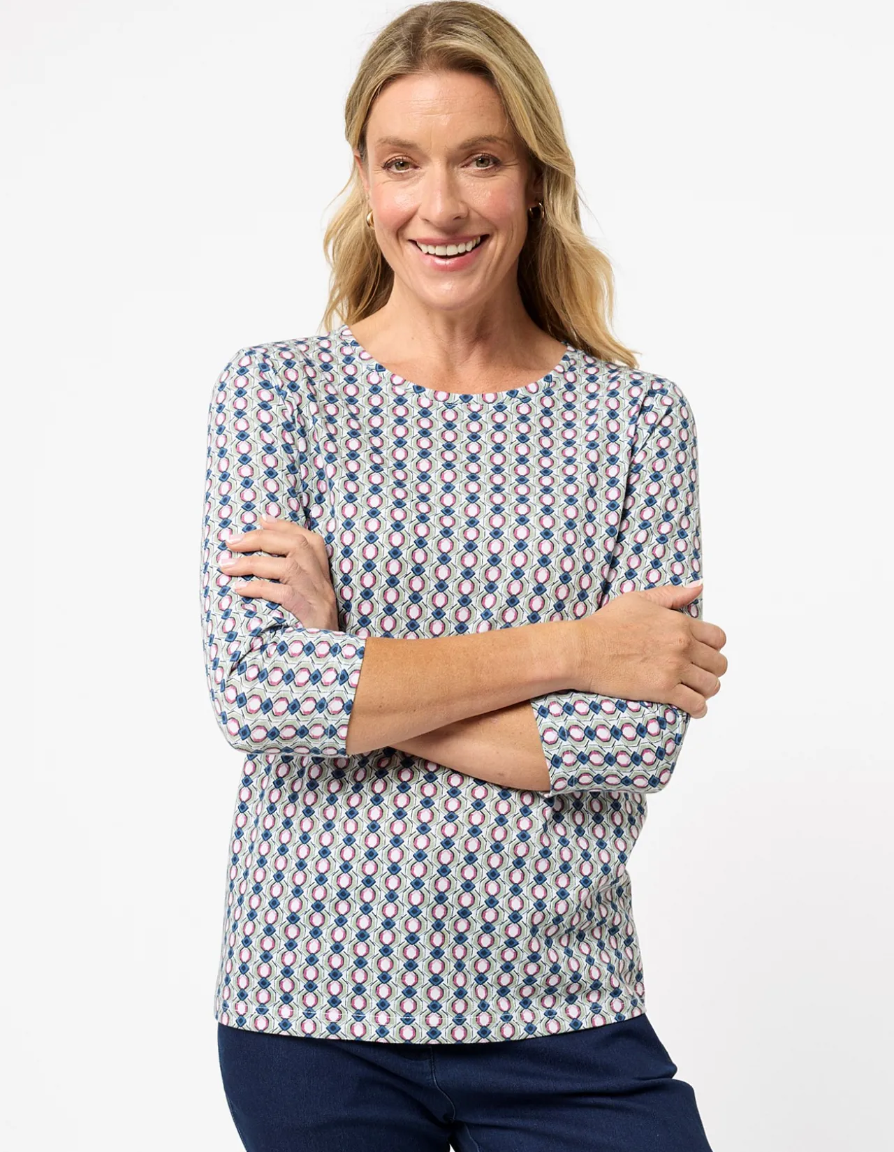 ELIE 3/4 SLEEVE TOP