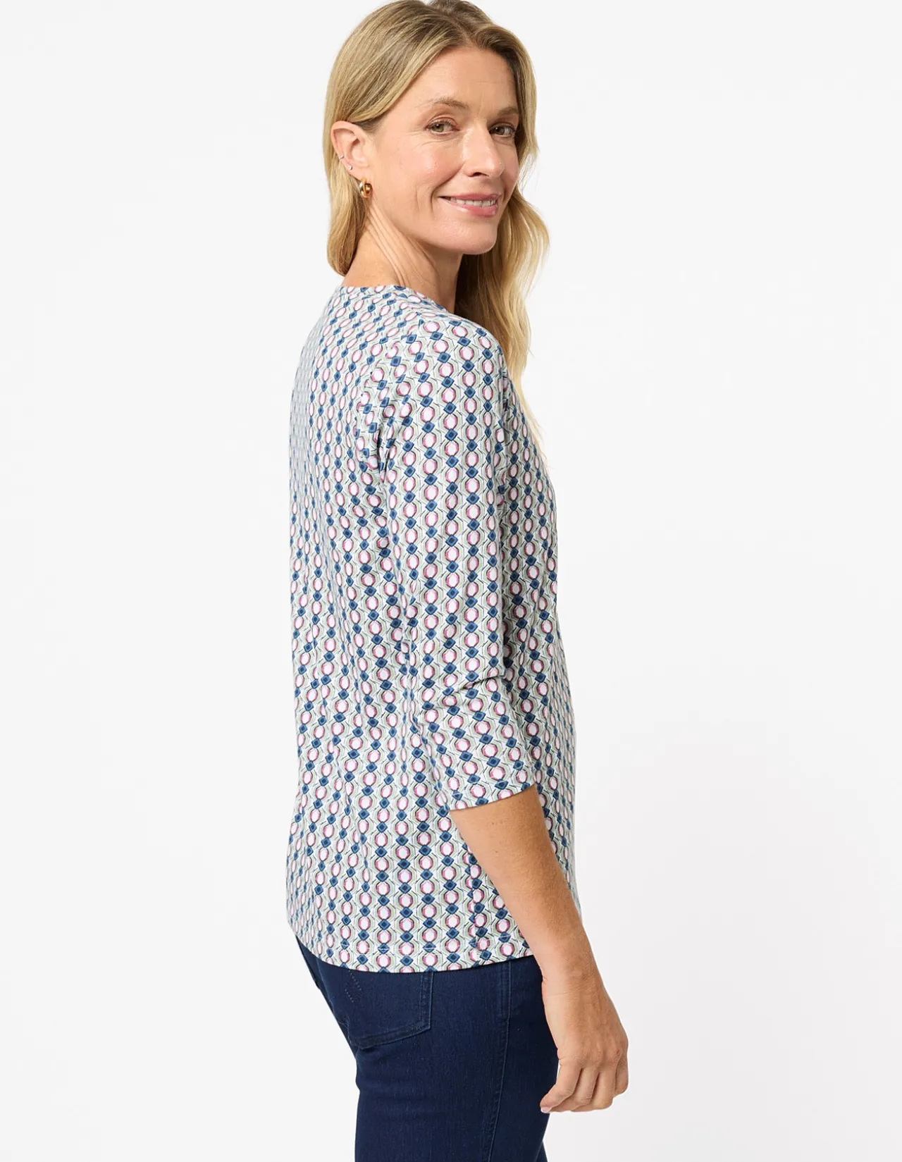 ELIE 3/4 SLEEVE TOP