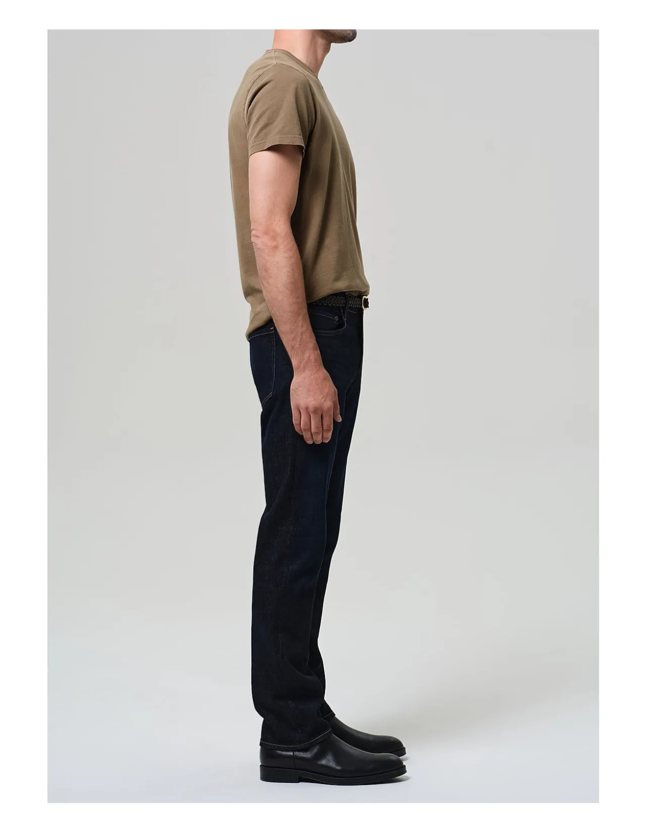 Elijah Relaxed Straight Cashmere Denim Jeans