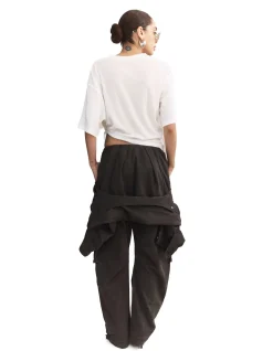 Elis Pima Cotton Boxy Tuck Tee