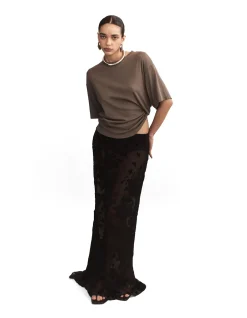 Elis Pima Cotton Boxy Tuck Tee