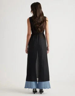ELIZA SHEER MAXI DRESS