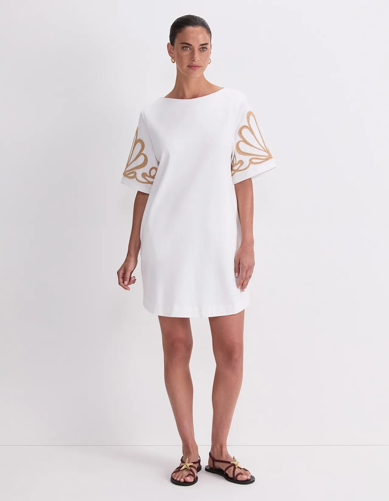 ELIZA EMBROIDERY DRESS