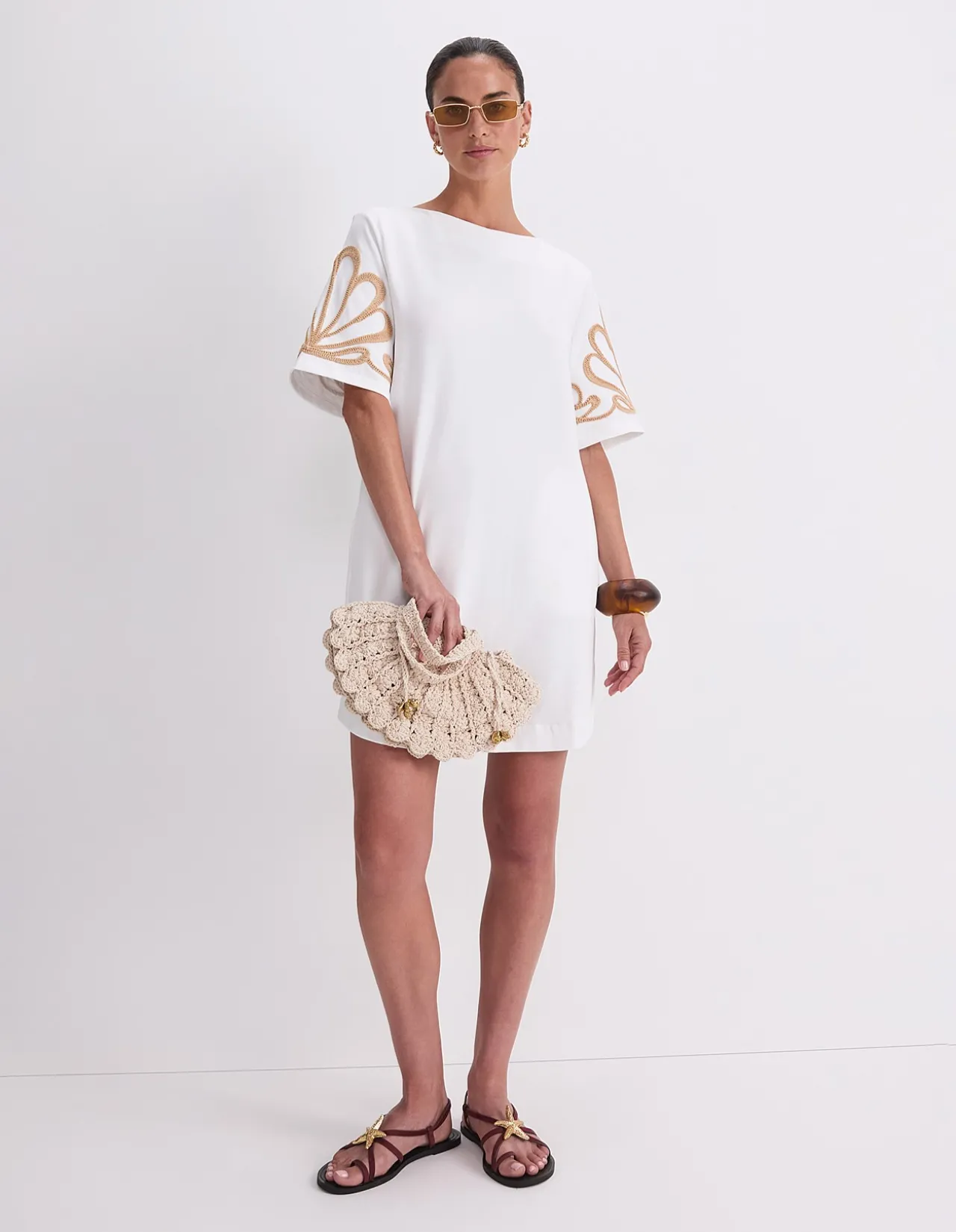 ELIZA EMBROIDERY DRESS