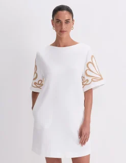 ELIZA EMBROIDERY DRESS