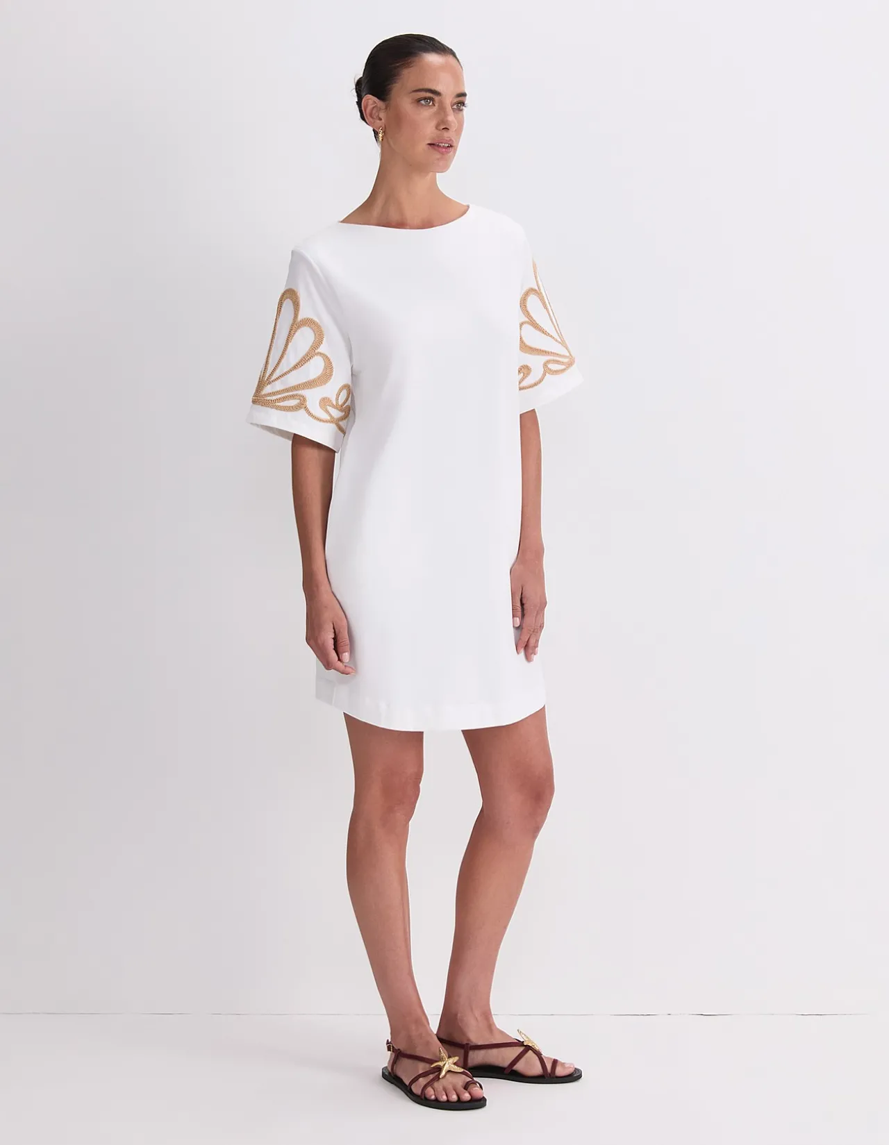 ELIZA EMBROIDERY DRESS