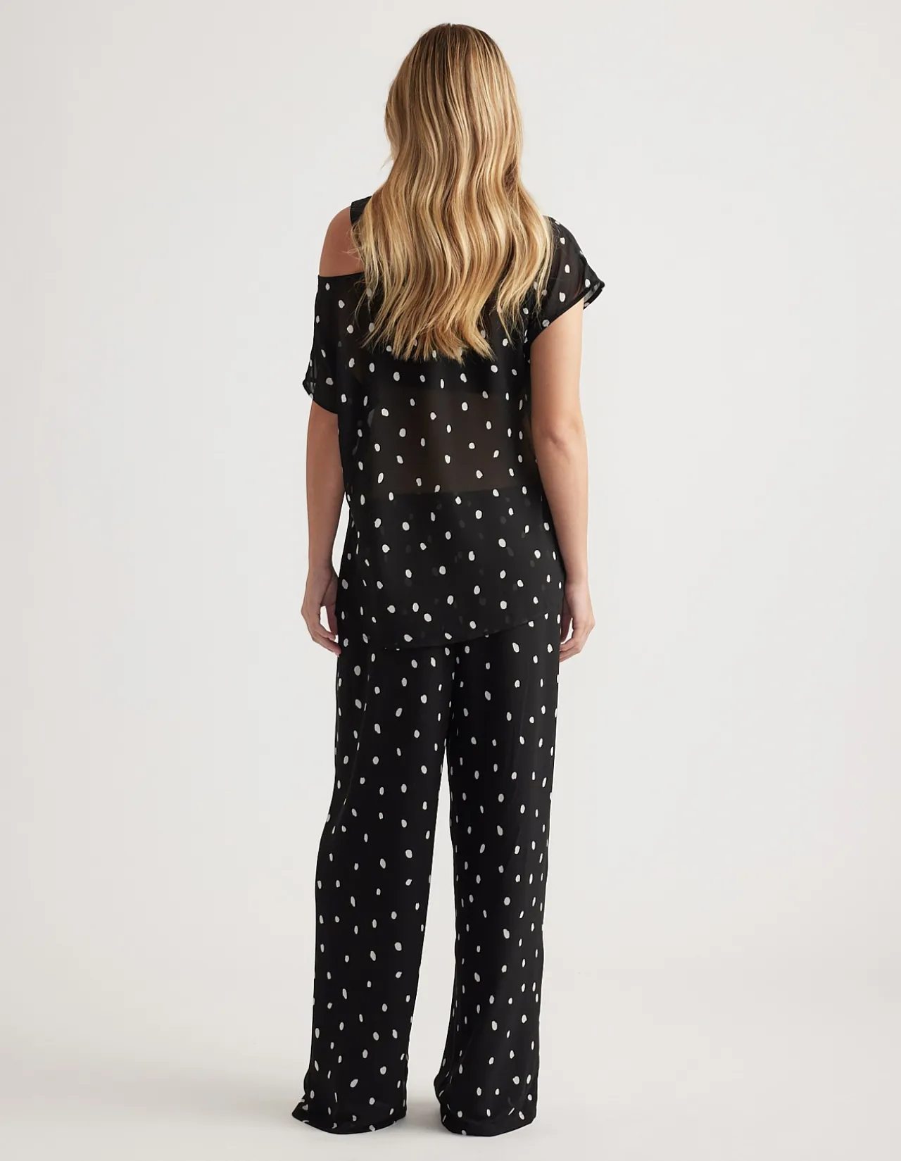 ELIZA OFF SHOULDER SHEER TOP