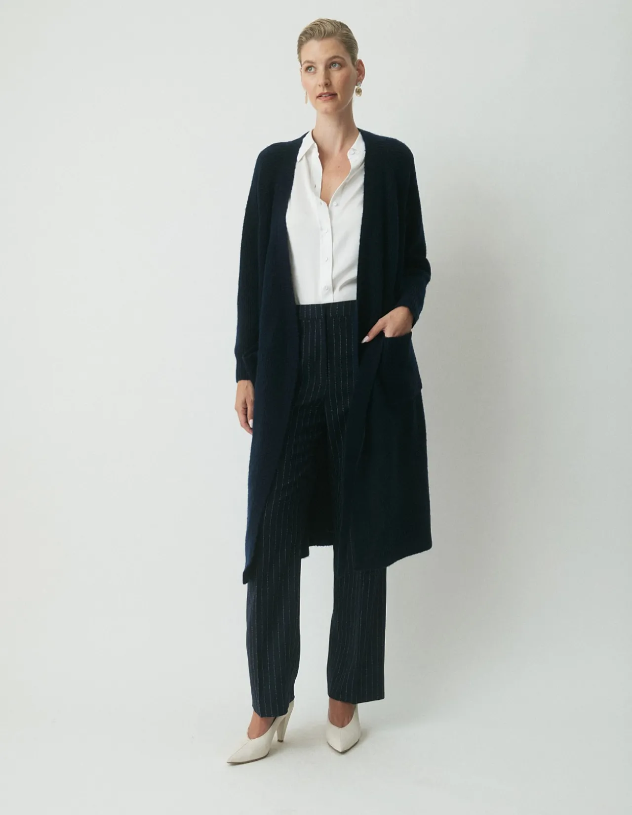 ELLERY LONGLINE KNIT CARDIGAN