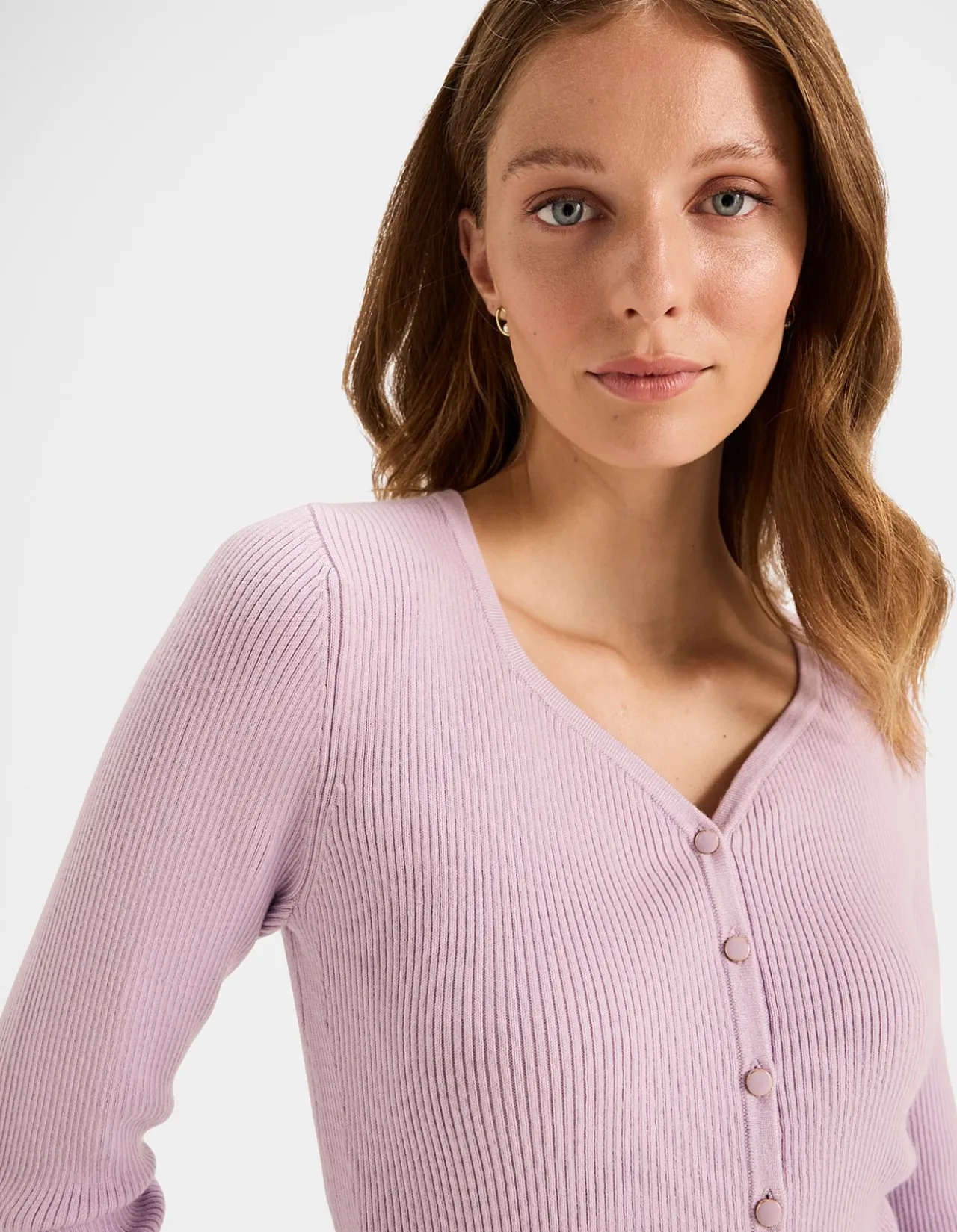 ELVA RIBBED CARDIGAN