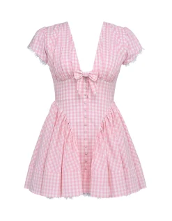 EMILIANA GATHERED CUP MINI DRESS
