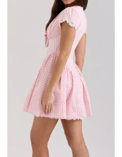 EMILIANA GATHERED CUP MINI DRESS