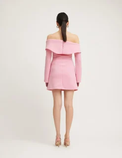 Emmaline Off Shoulder Long Sleeve Mini Dress