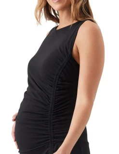 ERIKA RUCHED DRESS