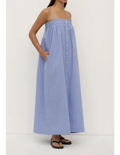 Erina Stripe Maxi Dress Blue/White Stripe
