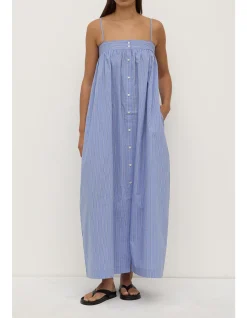 Erina Stripe Maxi Dress Blue/White Stripe