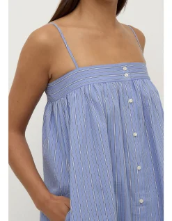 Erina Stripe Maxi Dress Blue/White Stripe