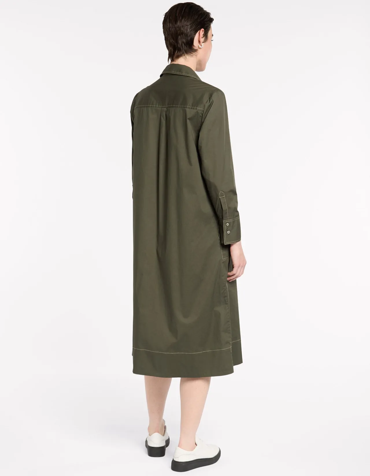 ESSENTIAL POPLIN DRESS