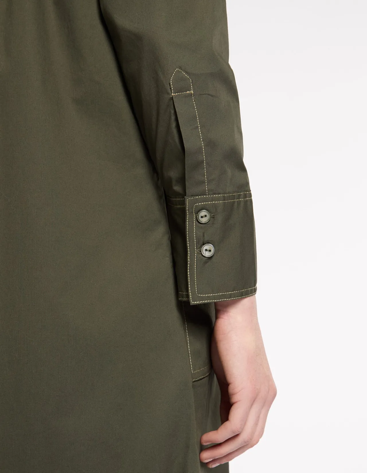ESSENTIAL POPLIN DRESS