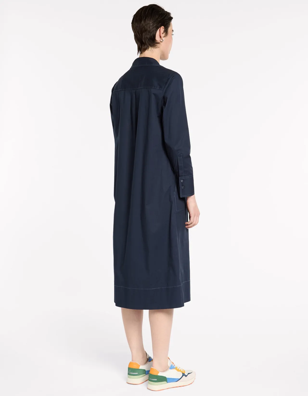 ESSENTIAL POPLIN DRESS