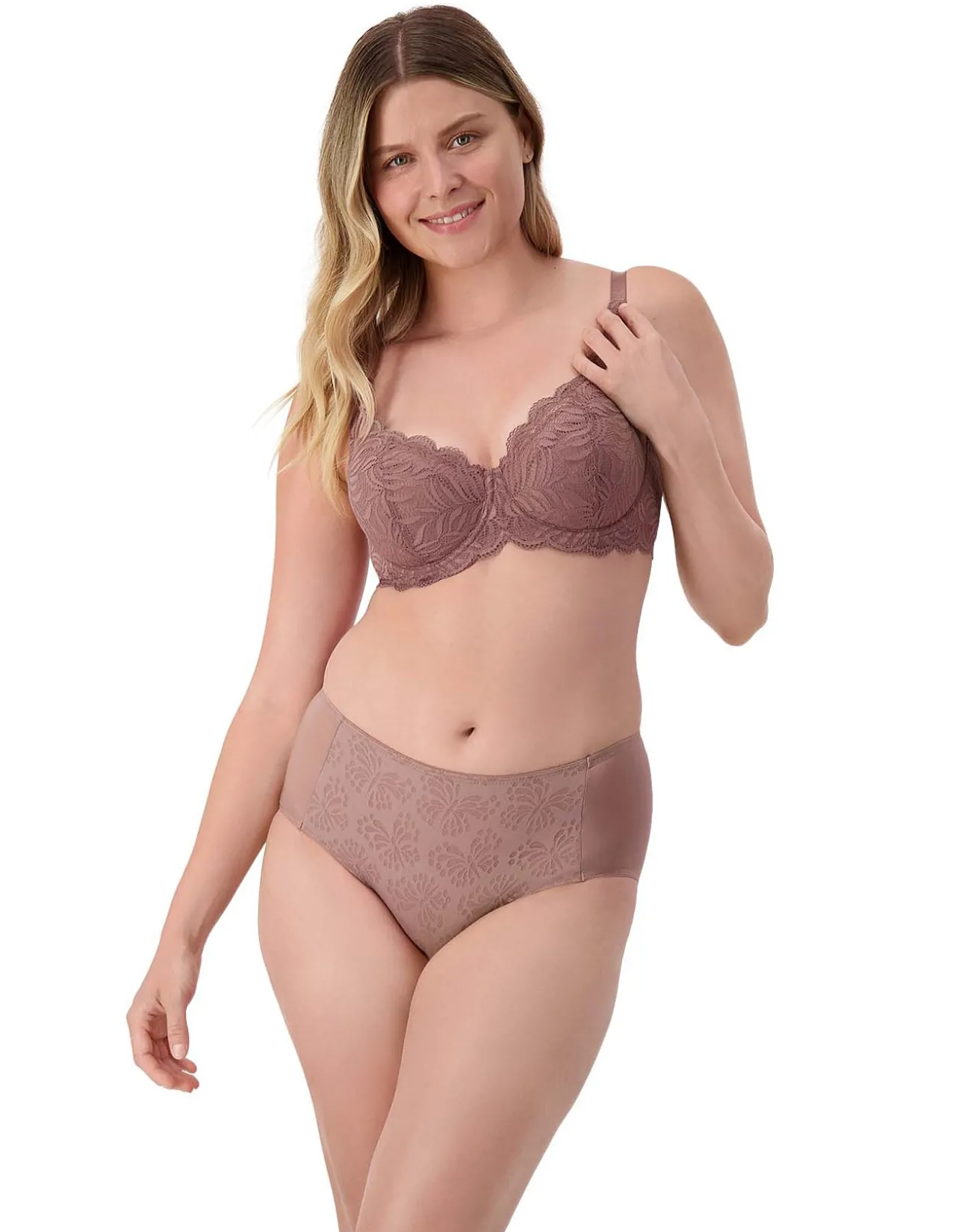 Essential Lace Balconette Padded Bra